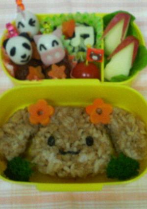 ☆☆キャラ弁☆☆シナモンフレンズモカ-レシピのメイン写真