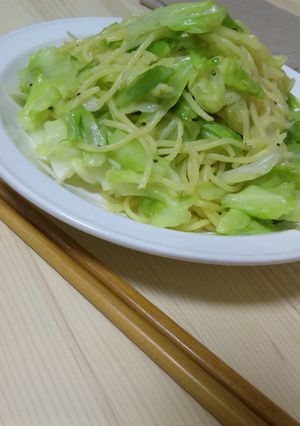 青菜炒め風　キャベツの焼きそば-レシピのメイン写真