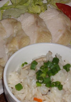 鶏ハム飯-レシピのメイン写真