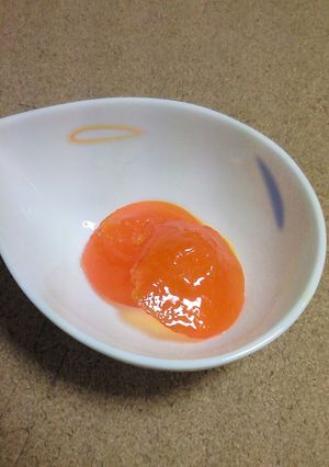 黄身の味噌漬け（減塩バージョン）-レシピのメイン写真