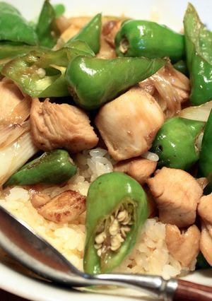 鶏と野菜のピリ辛炒めごはん-レシピのメイン写真