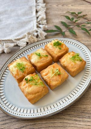 やみつき！めんたいマヨ厚揚げ-レシピのメイン写真