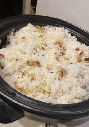 土鍋でさつまいもご飯-レシピのメイン写真