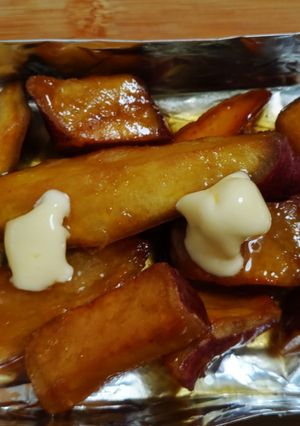 焼き肉屋さんの♪おさつバター-レシピのメイン写真