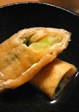 油揚げと長ねぎだけ♪巻き巻き煮-レシピのメイン写真