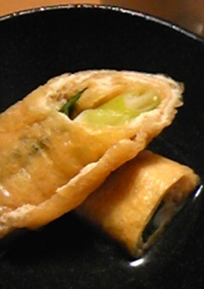 油揚げと長ねぎだけ♪巻き巻き煮-レシピのメイン写真