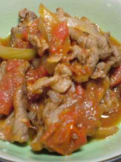 ささっと牛肉のトマト煮込み-レシピのメイン写真