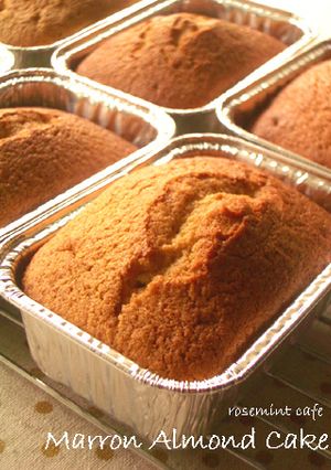 上品なお味の＊マロンアーモンドケーキ＊-レシピのメイン写真