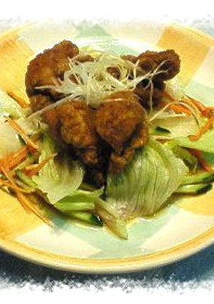 鶏のから揚げ・・さっぱりサラダ風-レシピのメイン写真