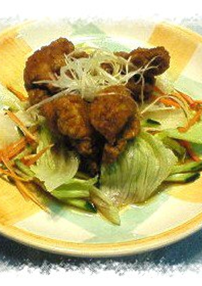 鶏のから揚げ・・さっぱりサラダ風-レシピのメイン写真