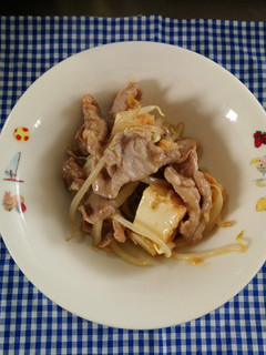 豚こま肉と厚揚げともやし炒め-レシピのメイン写真