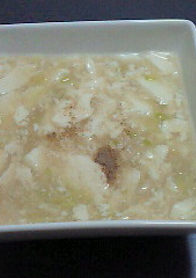【簡単】とろとろねぎ豆腐【覚書】-レシピのメイン写真