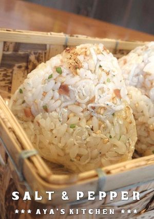 *梅干しで炊くご飯★お弁当のおむすびに*-レシピのメイン写真