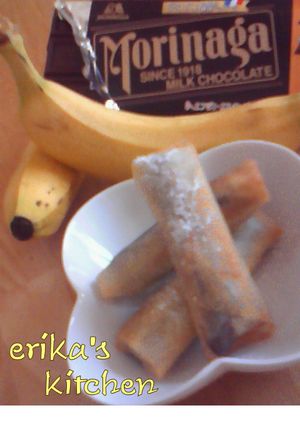 簡単♡春巻きチョコバナナ-レシピのメイン写真