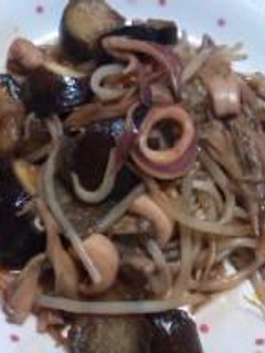 イカと野菜のオイスターソース炒め-レシピのメイン写真