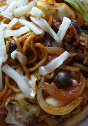 特製キムチ焼きそば！！-レシピのメイン写真