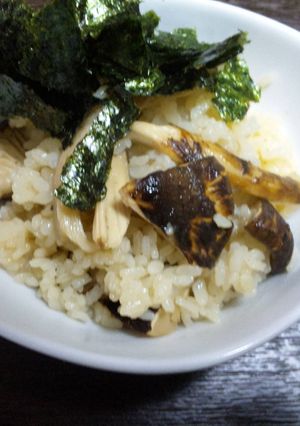 松茸ご飯-レシピのメイン写真