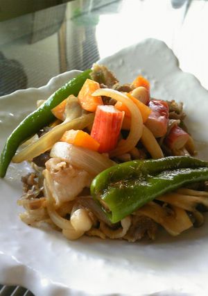 豚コマと玉葱♪キノコたっぷり甘辛煮☆-レシピのメイン写真