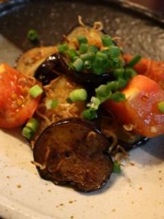 なすとトマトのにんにくじゃこ炒め-レシピのメイン写真