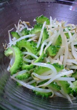 ゴーヤともやしの中華サラダ-レシピのメイン写真