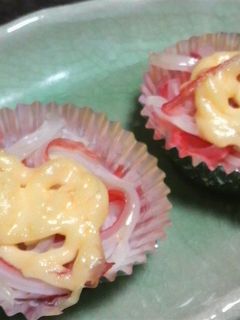 お弁当に♪裂いてかにかま★マヨネーズ焼き-レシピのメイン写真