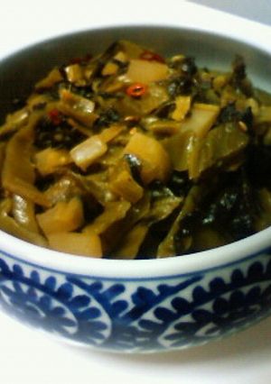 高菜漬のごま油炒め-レシピのメイン写真
