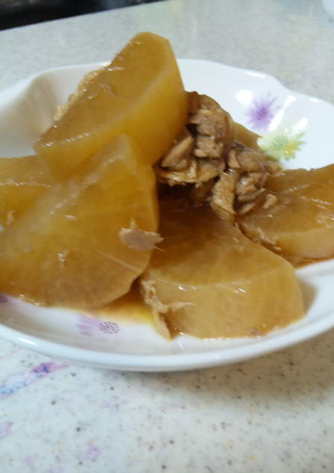 大根 シーチキン 油揚げ煮物-レシピのメイン写真