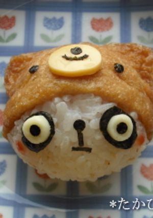 キャラ弁　お稲荷　パンダ-レシピのメイン写真