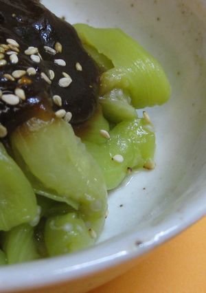 茹で茄子の味噌かけ-レシピのメイン写真