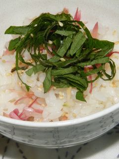 ほんのりピンクな茗荷ご飯-レシピのメイン写真