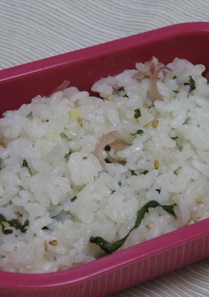 梅シソみょうが簡単混ぜご飯♪-レシピのメイン写真