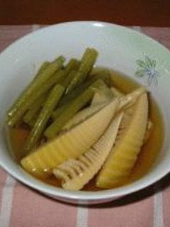 蕗と筍の薄味煮-レシピのメイン写真
