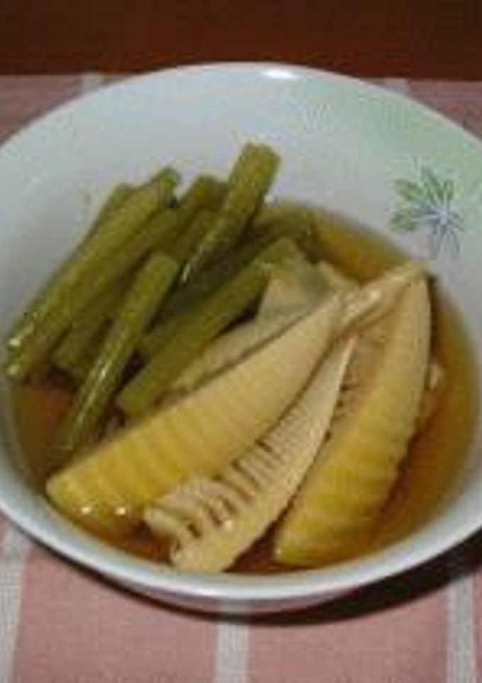 蕗と筍の薄味煮-レシピのメイン写真