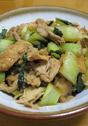 豚肉と青梗菜の炒め煮-レシピのメイン写真
