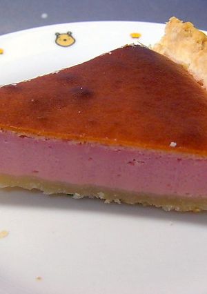 フードプロセッサで作る、紫芋のチーズケーキ-レシピのメイン写真