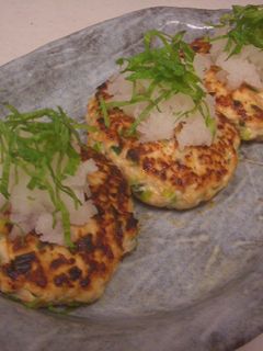 調味料ナシ☆和風なめたけおろしバーグ!!-レシピのメイン写真