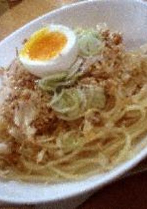 ありあわせの納豆すぱ-レシピのメイン写真