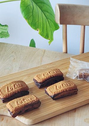 レンジ♪オシャレブラウニー☆バレンタイン-レシピのメイン写真