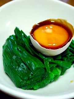 黄身醤油で食べる☆にらのおひたし-レシピのメイン写真