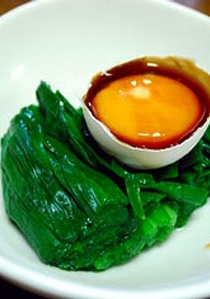 黄身醤油で食べる☆にらのおひたし-レシピのメイン写真