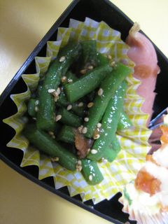 お弁当にも☆インゲンの梅肉あえ-レシピのメイン写真