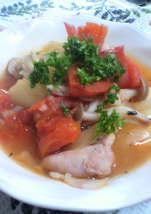 ジャガイモとチキンのトマト煮-レシピのメイン写真