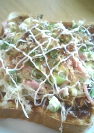 ねこまんま　という名のお好み焼きパン-レシピのメイン写真