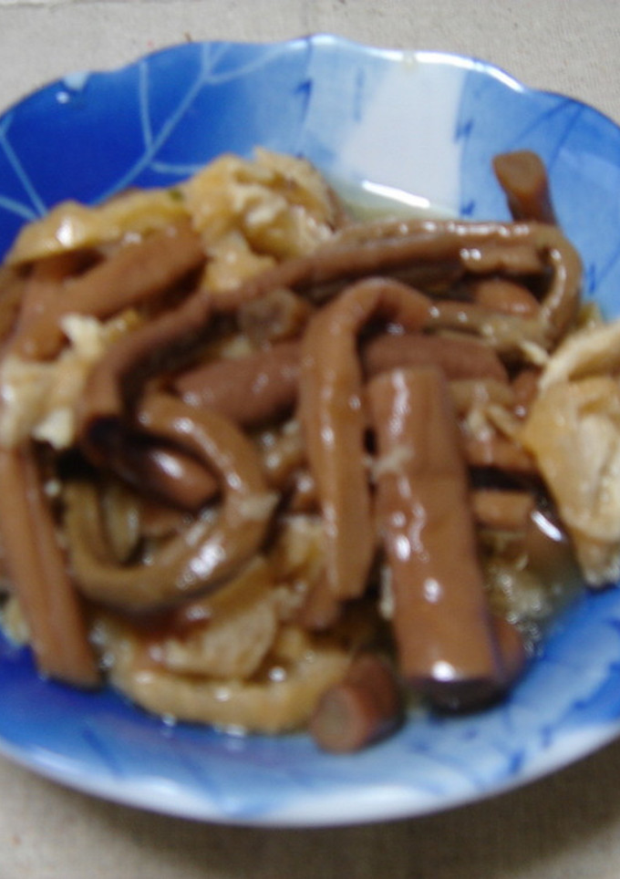 ぜんまいと油揚げの炒め煮-レシピのメイン写真