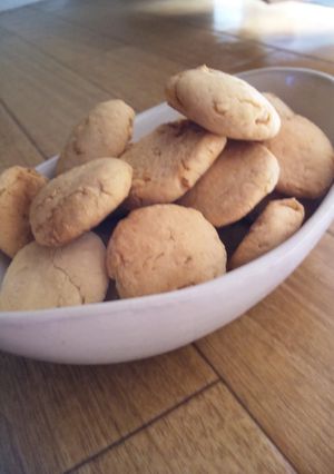 量り不要簡単ﾋﾟｰﾅｯﾂﾊﾞﾀｰｸｯｷｰ-レシピのメイン写真