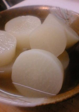 白い大根の煮物♪-レシピのメイン写真