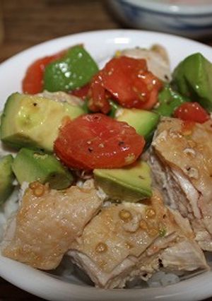 アボカドチキン丼-レシピのメイン写真