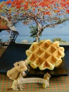 サツマイモワッフル ホシノ酵母で-レシピのメイン写真