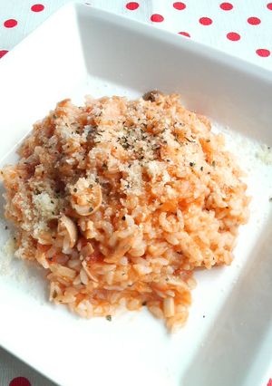 冷ご飯で＊トマトとツナのチーズリゾット＊-レシピのメイン写真