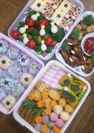 簡単色どり運動会お弁当!-レシピのメイン写真